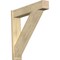 Ekena Millwork Traditional Block Rough Sawn Outlooker, Douglas Fir, 8"W x 40"D x 40"H OUT08X40X40TRA05RDF - alternate 1